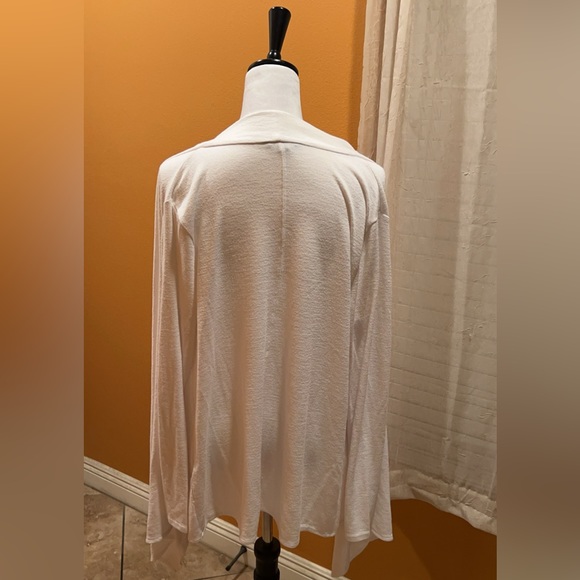 Banana Republic | Women’s White Asymmetrical Cardigan Sweater Top Small - Picture 7 of 7